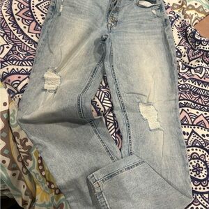 Maurices Light Blue Boyfriend Jeans